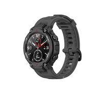 Yikamosi Compatible avec Amazfit T-Rex/T-Rex Pro Bracelets,libération Rapide Silicone Souple Fermoir en Acier Inoxydable Remplacement Bracelet pour Amazfit T-Rex A1918/T-Rex Pro,Gris foncé