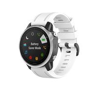 Yikamosi Compatible avec Garmin Fenix 6S Bracelets,20MM libération Rapide Silicone Souple Fermoir en Acier Inoxydable Remplacement Bracelet pour Garmin Fenix 6S/Fenix 5S/Fenix 5S Plus,Blanc