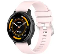 Yikamosi Compatible avec Garmin Venu 4 41MM Bracelets pour Femmes et Hommes,18MM Silicone Souple Fermoir en acier inoxydable Remplacement Bracelet pour Venu 4 41MM/Venu 3S,Rose