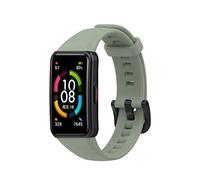 Yikamosi Compatible avec Honor Band 6 Bracelets/Huawei Band 6 Bracelets,libération Rapide TPU Souple Fermoir en Acier Inoxydable Remplacement Bracelet pour Honor Band 6/Huawei Band 6,Vert