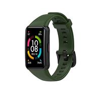 Yikamosi Compatible avec Honor Band 6 Bracelets/Huawei Band 6 Bracelets,libération Rapide TPU Souple Fermoir en Acier Inoxydable Remplacement Bracelet pour Honor Band 6/Huawei Band 6,Armée Verte