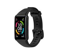 Yikamosi Compatible avec Honor Band 6 Bracelets/Huawei Band 6 Bracelets,libération Rapide TPU Souple Fermoir en Acier Inoxydable Remplacement Bracelet pour Honor Band 6/Huawei Band 6,Noir