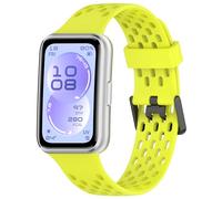 Yikamosi Compatible avec Huawei Band 11 Bracelets pour Femmes et Hommes,libération Rapide Silicone Souple Fermoir en acier inoxydable Remplacement Bracelet pour Band 11/Band 11 Pro,Vert