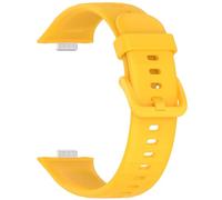 Yikamosi Compatible avec Huawei Watch Fit 3 Bracelets pour Femmes et Hommes,libération Rapide Silicone Souple TPU Fermoir Remplacement Bracelet pour Watch Fit 3,Jaune