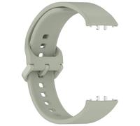 Yikamosi Compatible avec Samsung Galaxy Fit 3 Bracelets pour Femmes et Hommes,libération Rapide Silicone Souple TPU Fermoir Remplacement Bracelet pour Galaxy Fit 3(SM-R390),Gris