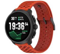 Yikamosi Compatible avec Suunto Race 2 Bracelets pour Femmes et Hommes,libération Rapide Silicone Souple Fermoir en acier inoxydable Remplacement Bracelet pour Race 2/Race/Race S/9 Peak Pro,Orange