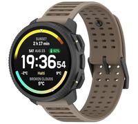 Yikamosi Compatible avec Suunto Vertical 2/1 Bracelets pour Femmes et Hommes,22MM libération Rapide Silicone Souple Fermoir en acier inoxydable Remplacement Bracelet pour Vertical 2/1/Race 2,Marron