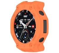 Yikamosi Coque de Protection Compatible avec Amazfit T-Rex 3 Pro 48MM,Anti-Rayures Anti Chute TPU Souple Coque de Pare-Chocs Compatible avec Amazfit T-Rex 3 Pro 48MM Smartwatch,Orange