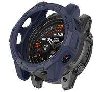 Yikamosi Coque de Protection Compatible avec Garmin Fenix 7S Pro,Anti-Rayures Anti Chute TPU Souple Coque de Pare-Chocs pour Garmin Fenix 7S Pro/Epix Pro 42MM Smartwatch,Bleu Nuit