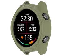 Yikamosi Coque de Protection Compatible avec Garmin Forerunner70/170,Anti-Rayures Anti Chute TPU Souple Coque de Pare-Chocs Compatible avec Garmin Forerunner70/170 Smartwatch,Vert Armée