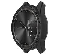 Yikamosi Coque de Protection Compatible avec Garmin VivoMove Trend,Anti-Rayures Anti Chute TPU Souple Coque de Pare-Chocs pour Garmin VivoMove Trend Smartwatch,Noir