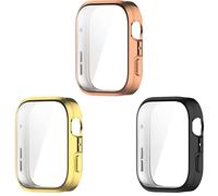 Yikamosi Coque de Protection Compatible avec Huawei Watch Fit 5 Pro,Anti-Rayures Anti Chute TPU Souple Coque de Pare-Chocs Compatible avec Huawei Watch Fit 5 Pro Smartwatch,Or Rose+Doré+Noir