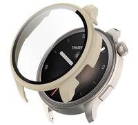 Yikamosi Coques avec Protection d'écran en Verre trempé Compatible avec Amazfit Balance,Protection complète Anti-Chocs,Coque Ultra Fine HD pour Amazfit Balance(A2286),Kaki