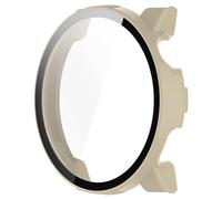 Yikamosi coques avec protection d'écran en verre trempé compatible avec Coros Pace 3,protection complète anti-chocs,coque ultra fine HD Pour Coros Pace 3,Kaki