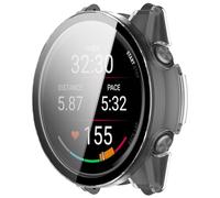 Yikamosi Coques avec Protection d'écran en Verre trempé Protection complète Anti-Chocs,Coque Ultra Fine HD pour Compatible avec Garmin Forerunner70/170,Dégager