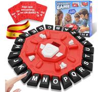 YIKANWEN Jeu de société, jeu de mots avec audio en espagnol, 35 cartes à thèmes, 2 modes de jeu, portable et durable, adapté pour la famille, les fêtes, les amis, les voyages et les nuits de jeu