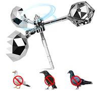 YIKEDAN Répulsif Oiseaux, Anti Oiseaux, Réflecteurs Rotatifs avec 288 Surfaces Réfléchissantes, Répulsif Contre Les Pigeons, pour Jardin, Balcon, Verger, Cour