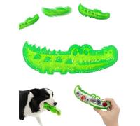 Yikeyuan Slow Feed Chew and Fetch Crocodile, Treat-Dispensing Chew Toy, Durable, Freezable, Easy to Clean, Dental Care, Slow-Feed Chew & Fetch Crocodile Dog Toy for Small, Medium & Large (Small)
