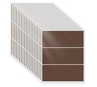 YIKIADA Étiquettes Adhésives Inscriptibles Marron 102×51 mm 60 Pièces | Étiquettes en Planches, Inscriptibles et Étanches, Adhérence Fiable, pour Déménagement, Archives, Adresses et Entrepôt