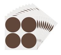 YIKIADA Étiquettes adhésives rondes marron de 100 mm avec points, marqueurs autocollants étanches, petites étiquettes de codification par couleur, 40 pièces