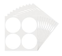 YIKIADA Étiquettes Rondes Blanches 100 mm Marquage Adhésif Points Autocollants Étanches Petites Étiquettes de Codification par Couleur Lot de 40 Pièces