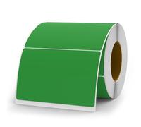 YIKIADA Lot de 500 étiquettes vertes - 50 × 76 mm - En vinyle - Étiquettes autocollantes - Étiquettes autocollantes pour étiquetage - Étanche - Pour déménagement, tableau de confiture