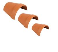 yikkiykk 3 Pièces Maison Tortue terrestre Trou De Cachette De Tortue Terrarium pour Reptiles Décorations D'aquarium Habitat Cachette De Tortues pour Aquarium Grotte Rochers Terrariums Petit Argile