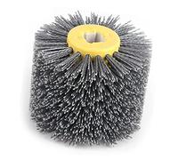 Yikko Brosse en nylon - Roue de traction - Brosse de polissage - Grain 80/120/180/240 - Pour machine à bois, machine à satiner (grain 80)