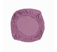 Yikko Housses de chaise élastiques en spandex stretch - Ajustement lavable - Pour chaise de bureau, salle à manger, bar, mariage - Décoration (1, violet)
