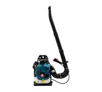 Yikmid Souffleur à feuilles à sac à dos avec moteur 4 temps 75,6 cc, appareil à gaz puissant de 2,6 kW pour jardin, pelouse, cour et nettoyage de la rue - Faible consommation, réservoir de 1,9 l