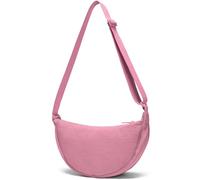 YIKOEE Sac en forme de croissant pour femmes et hommes, petit sac à bandoulière en forme de demi-lune, rose, Small
