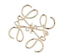 YIKOUQI Métal Anglais Lettre Broche Costume Écharpe Boucle Badge Épinglettes Corsage De Luxe Bijoux Broches pour Femmes Accessoires