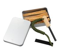 YILANJIN Pierre à Feu de Survie, Manche en Tige de Magnésium, Allume Feu Survie, Bâtonnet Resineux, Fire Starter Acier, Kit de Démarrage du Feu pour Le Camping et la Survie