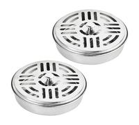 YILANJIN Support Bobine Moustique, 2pcs Anti Moustique avec Couvercle, Supports en Spirale en Acier Inoxydable, pour Maison, Jardin, Camping, Pêche, Voyage, Extérieur