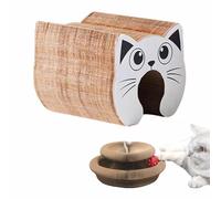 Yilceemy Griffoir pour Chat, Planche à gratter pour Chat d'orgue Magique, Griffoir pour Cat Carton avec Balle