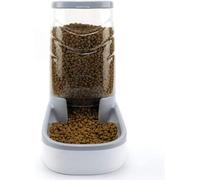 YILDEX Distributeur de Nourriture Sèche,Distributeur Croquettes et Eau Automatique pour Chat Chien,Croquettes pour Chats et Chiens 3.8L Mangeoire Pratique,A