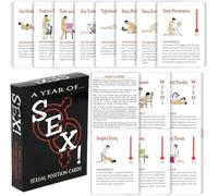 yilemeiyile Bande b·o·ndage Statique Jeu de 52 Cartes érotiques - Ruban B·D·S·M Flexible pour Couples, Fixation créative, Jeux interactifs et rôle-Play s·ensuel D6-7P4