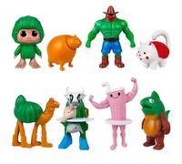 YiLianDa Lot de 8 Brainrot Figurine - Tung Tung Tung Sahur Jouet, Balerina Capucina, Tralalelo Tralala & BRR BRR Patapim Jouet - Italian Brainrot Figurines 3D Déco de Bureau, Idée Cadeau Originale