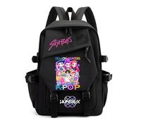 YiLianDa Sac à Dos Kpop Huntrix - Sac à Dos Scolaire Grande Capacité avec Motifs Anime - Cartable Garçon Fille Collège Lycée Fans de K-pop