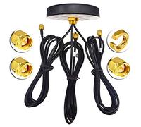 YILIANDUO Antenne 2G 3G 4G LTE BD GSM GPS WiFi antennes combinées étanche extérieure Mimo 3.5dbi Double connecteur SMA mâle 1,5M