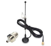 YILIANDUO Antenne 4G LTE 10dBi SMA Mâle à Base Magnétique + SMA Femelle vers CRC9 Mâle Adaptateur d'antenne pour 4G LTE Mobile Routeur Passerelle Modem Huawei ZTE