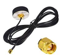 YILIANDUO Antenne 4G/LTE SMA Mâle Omni Extérieur 7dBi étanche | Antenne type champignon Câble 3 m, installation simple. Pour routeur 4G, antenne externe, CCTV, IoT, véhicule et camping-car.
