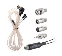YILIANDUO Antenne FM 75 ohms, antenne dipôle avec connecteur de Type F et câble de rallonge de 2 m pour Radio FM, chaîne stéréo, amplificateur Hi-FI et récepteur AV
