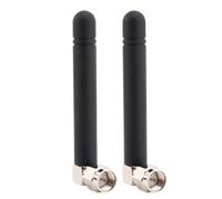 YILIANDUO Antenne Wi-FI 2,4 GHz omnidirectionnelle, connecteur SMA coudé nickelé, antenne Caoutchouc 5cm Compatible routeur, Bluetooth, Carte mère, domotique, IoT, caméra Surveillance
