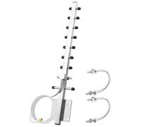YILIANDUO Antenne Yagi 2,4GHz/5,8GHz, directionnelle 9 dBi connecteur RP-SMA, câble RG58 1,5 m, Compatible routeurs Wi-FI, Cartes USB/PCI, caméras Surveillance et passerelles domotiques