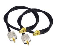 YILIANDUO Câble Antenne CB SMA Femelle vers UHF PL-259 Mâle RG58 50 cm