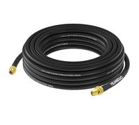 YILIANDUO Câble Antenne SMA 5M Adaptateur de SMA Mâle à Femelle 50Ohm Faible Perte Câble Coaxial RG8X pour 3G/4G/5G/Wi-Fi, Ham Radio, Répéteur Radio, Générateur de Signaux, Caméra de Surveillance