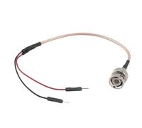 YILIANDUO Câble BNC Mâle-Double Broche 28cm RG316 pour Test | Câble coaxial Adaptateur BNC vers Broche 50Ω, pour oscilloscopes, antennes, analyseurs RF et équipements de test.