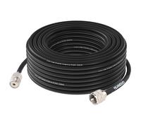 YILIANDUO Câble Coaxial RG8X 10M/32.81ft pour Radioamateur, UHF PL259 Mâle à Femâle, Faible Perte, Câble d'Antenne CB 50 Ohm pour Radio Amateur et Analyseur d'Antenne