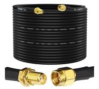 YILIANDUO Câble d'extension SMA RG58 30M SMA Mâle à Femelle 50ohms Câble d'extension Coaxial à Faible Perte pour3G / 4G LTE WLAN antenne WiFi/GPS Antenne Routeur Scanner Radio